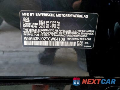 Zdjęcie 14 z 16 samochodu: 2026 BMW 540 XI VIN:WBA63FJ02TCW64108 - miniatura