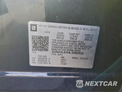 Zdjęcie 13 z 13 samochodu: 2020 CHEVROLET EQUINOX LT VIN:3GNAXLEX4LS562916 - miniatura