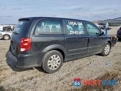 Trzecie zdjęcie samochodu z tyłu: 2016 DODGE GRAND CARAVAN SE VIN:2C4RDGBG5GR195947 - miniatura