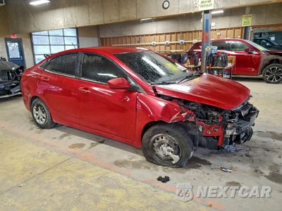 Czwarte zdjęcie samochodu z boku: 2015 HYUNDAI ACCENT GLS VIN:KMHCT4AE8FU843611 - miniatura