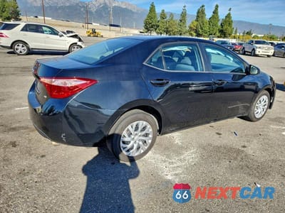 Trzecie zdjęcie samochodu z tyłu: 2019 TOYOTA COROLLA L VIN:2T1BURHE0KC147798 - miniatura