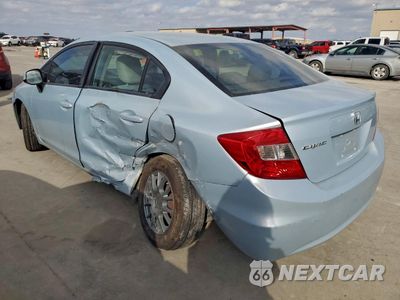 Drugie zdjęcie samochodu z przodu: 2012 HONDA CIVIC LX VIN:2HGFB2F5XCH528553 - miniatura