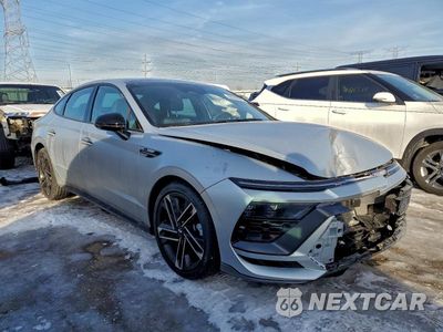 Czwarte zdjęcie samochodu z boku: 2025 HYUNDAI SONATA N LINE VIN:KMHL54JC5SA464702 - miniatura