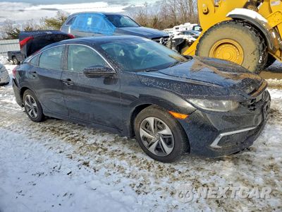 Czwarte zdjęcie samochodu z boku: 2019 HONDA CIVIC LX VIN:2HGFC2F66KH515450 - miniatura