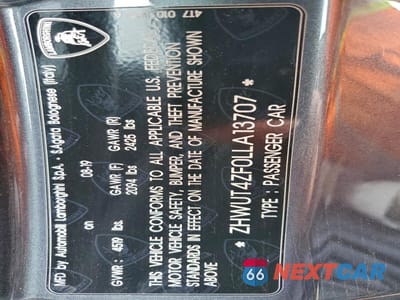 Zdjęcie 13 z 13 samochodu: 2020 LAMBORGHINI HURACAN EVO VIN:ZHWUT4ZF0LLA13707 - miniatura