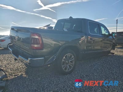 Trzecie zdjęcie samochodu z tyłu: 2022 RAM 1500 LIMITED VIN:1C6SRFHM8NN471050 - miniatura