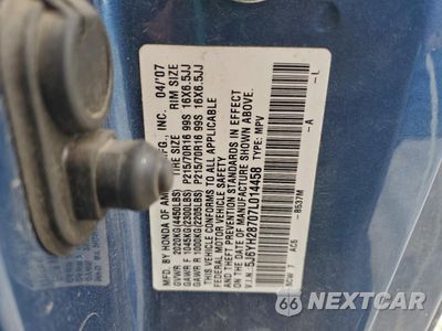 Zdjęcie 13 z 15 samochodu: 2007 HONDA ELEMENT EX VIN:5J6YH28707L014458 - miniatura