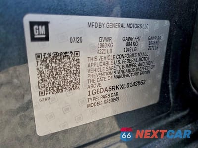 Zdjęcie 25 z 26 samochodu: 2020 CADILLAC CT4 LUXURY VIN:1G6DA5RKXL0143562 - miniatura