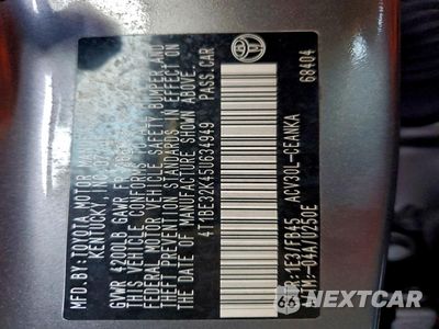 Zdjęcie 12 z 12 samochodu: 2005 TOYOTA CAMRY LE VIN:4T1BE32K45U634949 - miniatura