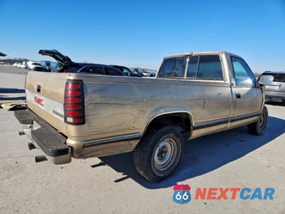 Trzecie zdjęcie samochodu z tyłu: 1990 GMC SIERRA C1500 VIN:2GTEC14K9L1525422 - miniatura