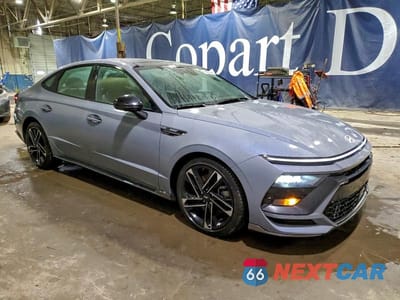 Czwarte zdjęcie samochodu z boku: 2025 HYUNDAI SONATA N LINE VIN:KMHL54JC4SA431772 - miniatura