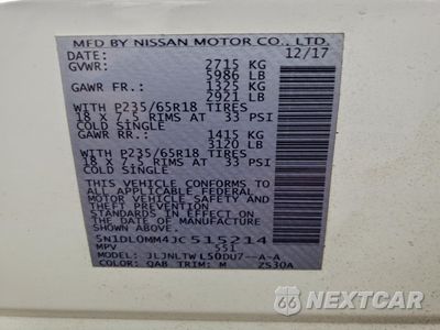 Zdjęcie 13 z 16 samochodu: 2018 INFINITI QX60 VIN:5N1DL0MM4JC515214 - miniatura