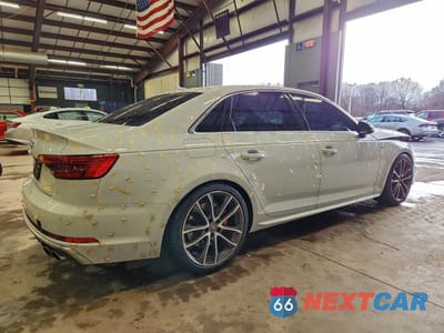Trzecie zdjęcie samochodu z tyłu: 2018 AUDI S4 PREMIUM PLUS VIN:WAUB4AF47JA003063 - miniatura
