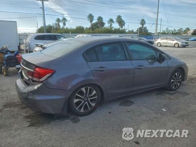 Trzecie zdjęcie samochodu z tyłu: 2015 HONDA CIVIC EX VIN:19XFB2F8XFE015490 - miniatura
