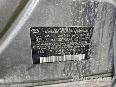 Zdjęcie 12 z 12 samochodu: 2015 HYUNDAI SONATA LIMITED VIN:5NPE34AF9FH225892 - miniatura