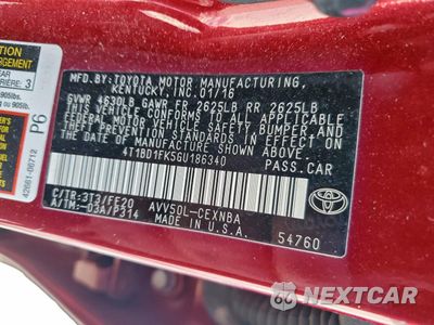 Zdjęcie 12 z 14 samochodu: 2016 TOYOTA CAMRY HYBRID VIN:4T1BD1FK5GU186340 - miniatura
