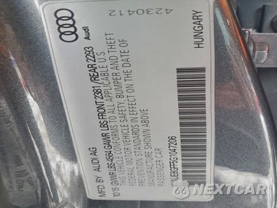 Zdjęcie 13 z 15 samochodu: 2016 AUDI A3 PREMIUM PLUS VIN:WAUE8GFF5G1047206 - miniatura