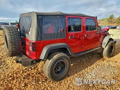 Trzecie zdjęcie samochodu z tyłu: 2014 JEEP WRANGLER UNLIMITED SPORT VIN:1C4BJWDG5EL289754 - miniatura
