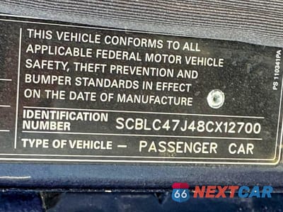 Zdjęcie 10 z 11 samochodu: 2008 BENTLEY ARNAGE R VIN:SCBLC47J48CX12700 - miniatura