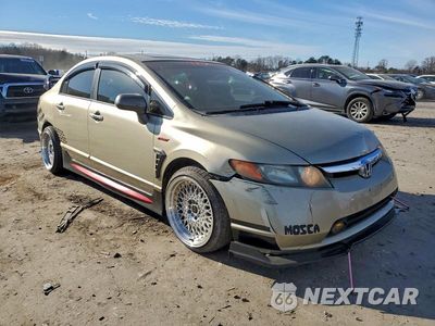 Czwarte zdjęcie samochodu z boku: 2007 HONDA CIVIC LX VIN:1HGFA16597L031449 - miniatura