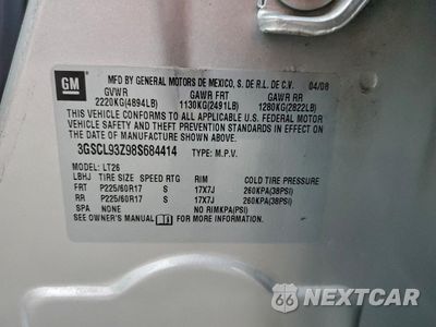 Zdjęcie 13 z 15 samochodu: 2008 SATURN VUE HYBRID VIN:3GSCL93Z98S684414 - miniatura