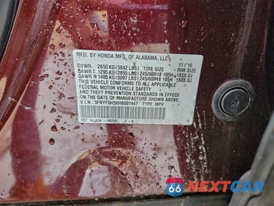 Zdjęcie 13 z 13 samochodu: 2017 HONDA PILOT EXL VIN:5FNYF6H5XHB001447 - miniatura