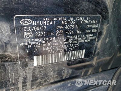 Zdjęcie 12 z 13 samochodu: 2018 HYUNDAI IONIQ SEL VIN:KMHC75LC2JU072125 - miniatura