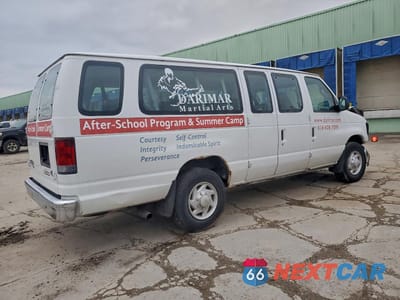 Trzecie zdjęcie samochodu z tyłu: 2008 FORD ECONOLINE E350 SUPER DUTY WAGON VIN:1FBSS31L48DA95104 - miniatura