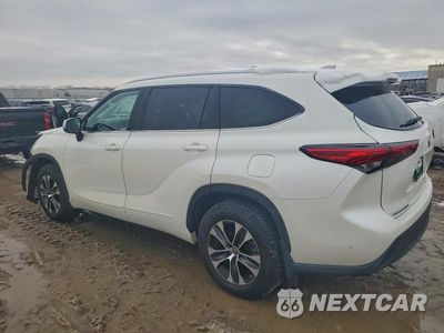 Drugie zdjęcie samochodu z przodu: 2020 TOYOTA HIGHLANDER XLE VIN:5TDGZRBH0LS502245 - miniatura