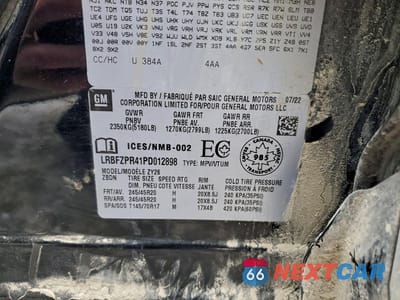 Zdjęcie 14 z 14 samochodu: 2023 BUICK ENVISION ESSENCE VIN:LRBFZPR41PD012898 - miniatura