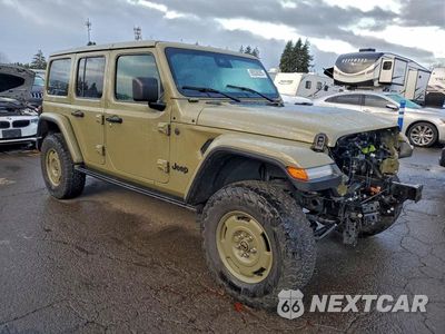 Czwarte zdjęcie samochodu z boku: 2025 JEEP WRANGLER SPORT 4XE VIN:1C4RJXN66SW516082 - miniatura