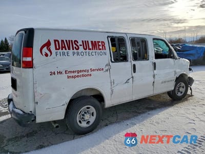 Trzecie zdjęcie samochodu z tyłu: 2025 CHEVROLET EXPRESS G3500 VIN:1GCZGGF75S1103718 - miniatura