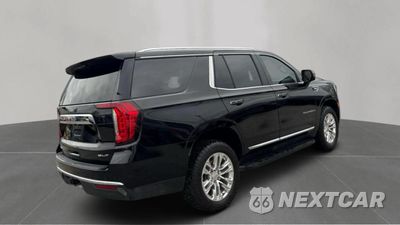 Czwarte zdjęcie samochodu z boku: 2022 GMC YUKON SLT VIN:1GKS2BKT7NR237808 - miniatura