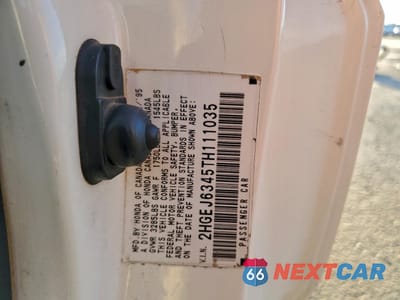 Zdjęcie 12 z 14 samochodu: 1996 HONDA CIVIC DX VIN:2HGEJ6345TH111035 - miniatura