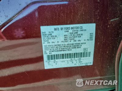 Zdjęcie 14 z 14 samochodu: 2023 FORD EDGE TITANIUM VIN:2FMPK4K99PBA17833 - miniatura