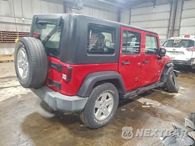 Trzecie zdjęcie samochodu z tyłu: 2007 JEEP WRANGLER X VIN:1J4GA39197L113814 - miniatura