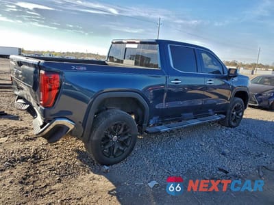 Trzecie zdjęcie samochodu z tyłu: 2019 GMC SIERRA K1500 SLT VIN:3GTU9DED4KG147382 - miniatura
