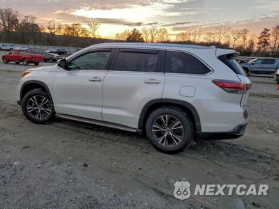 Drugie zdjęcie samochodu z przodu: 2016 TOYOTA HIGHLANDER XLE VIN:5TDKKRFH0GS178566 - miniatura