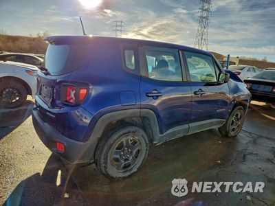 Trzecie zdjęcie samochodu z tyłu: 2018 JEEP RENEGADE SPORT VIN:ZACCJBAB4JPJ41264 - miniatura