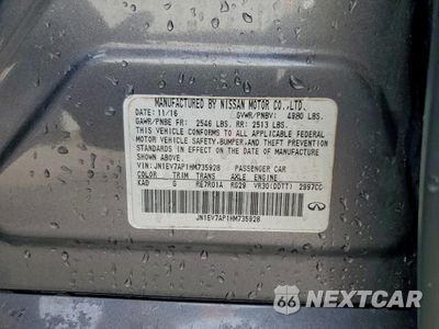Zdjęcie 12 z 14 samochodu: 2017 INFINITI Q50 PREMIUM VIN:JN1EV7AP1HM735928 - miniatura