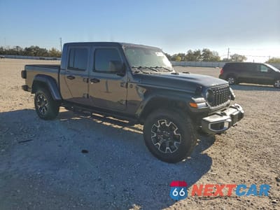 Czwarte zdjęcie samochodu z boku: 2025 JEEP GLADIATOR SPORT VIN:1C6RJTAG7SL519265 - miniatura