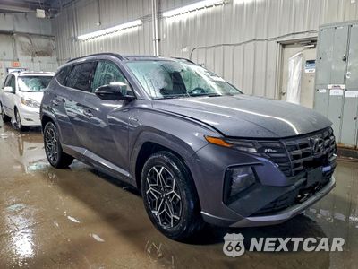 Czwarte zdjęcie samochodu z boku: 2024 HYUNDAI TUCSON N LINE VIN:KM8JFCD19RU162122 - miniatura