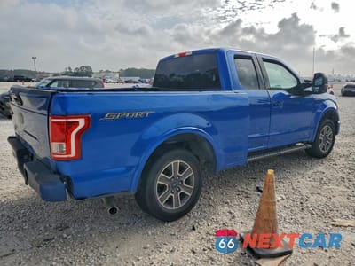Trzecie zdjęcie samochodu z tyłu: 2017 FORD F150 SUPER CAB VIN:1FTEX1CF6HKE55555 - miniatura