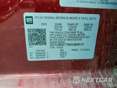 Zdjęcie 12 z 12 samochodu: 2021 GMC SIERRA K1500 AT4 VIN:3GTU9EET7MG365073 - miniatura