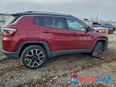 Trzecie zdjęcie samochodu z tyłu: 2021 JEEP COMPASS LIMITED VIN:3C4NJDCB0MT539962 - miniatura