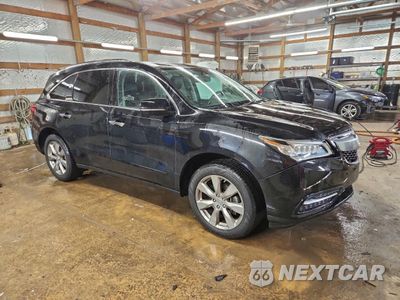 Czwarte zdjęcie samochodu z boku: 2014 ACURA MDX ADVANCE VIN:5FRYD4H88EB032078 - miniatura