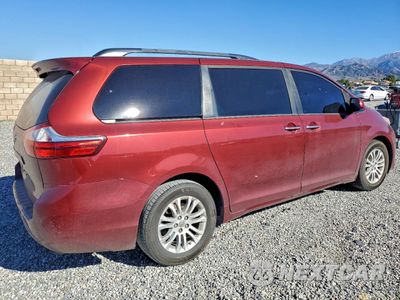 Trzecie zdjęcie samochodu z tyłu: 2016 TOYOTA SIENNA XLE VIN:5TDYK3DC7GS756208 - miniatura