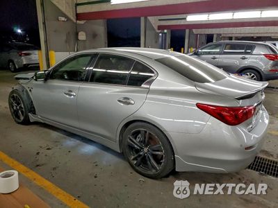 Drugie zdjęcie samochodu z przodu: 2015 INFINITI Q50 HYBRID PREMIUM VIN:JN1AV7AR0FM850940 - miniatura