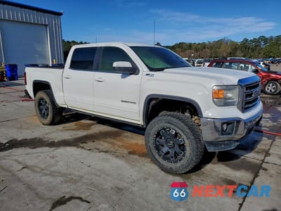 Czwarte zdjęcie samochodu z boku: 2015 GMC SIERRA K1500 SLE VIN:3GTU2UEC0FG188240 - miniatura