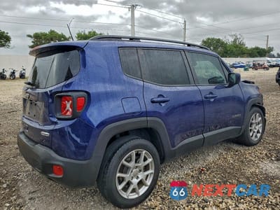 Trzecie zdjęcie samochodu z tyłu: 2021 JEEP RENEGADE LATITUDE VIN:ZACNJCBB1MPM45024 - miniatura